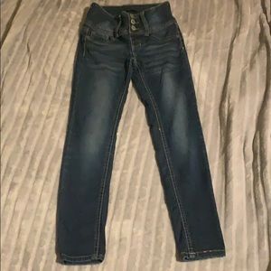 Little girls size 7 vanilla star skinny jeans